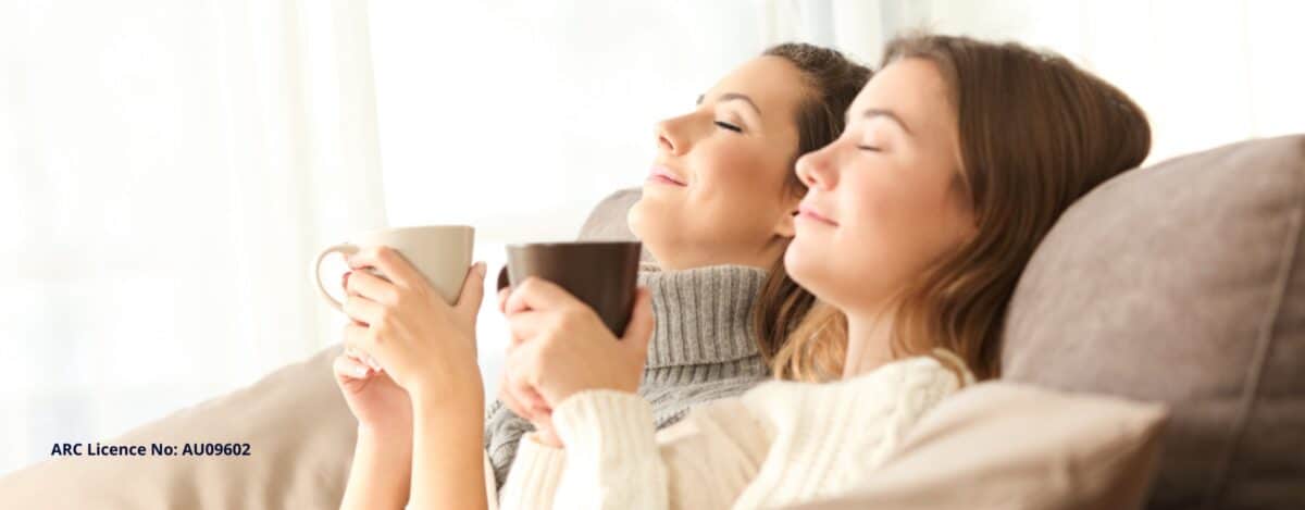 Canberra family using energy-efficient air conditioning system installed with 3% finance through ACT Sustainable Household Scheme.