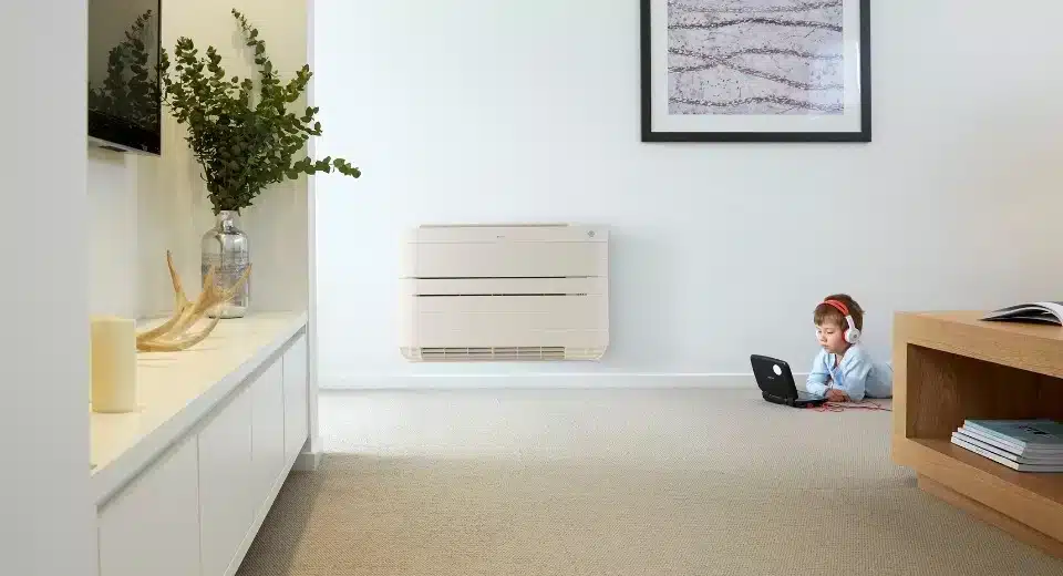 Split system air conditioning